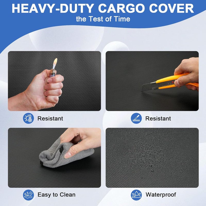 NTLTPYY Cargo Cover for Acura RDX 2019-2025 l4 2.0L - Waterproof Tear Accessories-Resistant Carbon Fibe Trunk Cover, Car Retractable Cargo Cover, Anti-Peeping Luggage Privacy Shield - Image 5